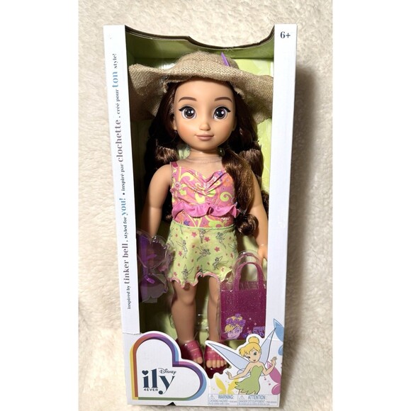 Disney ILY 4ever 18" Tinkerbell Doll Brown Hair/Brown Eyes NEW - Picture 2 of 6